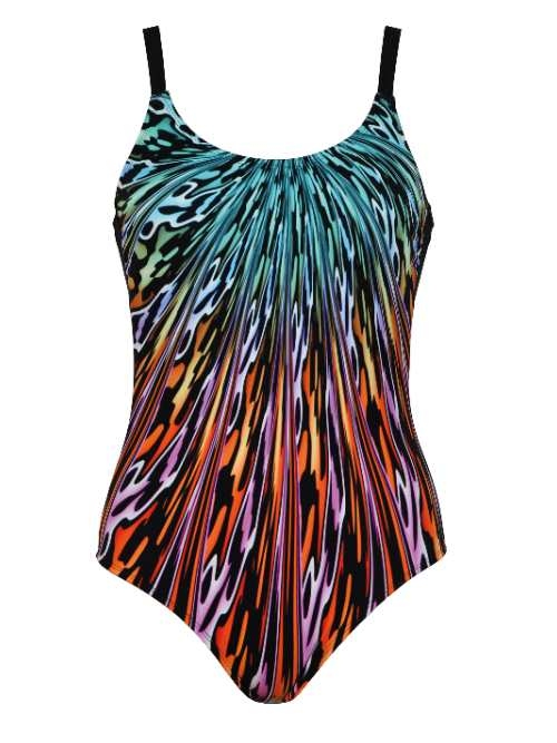 Naturana Badmode Femme noir/multicolore maillot de bain