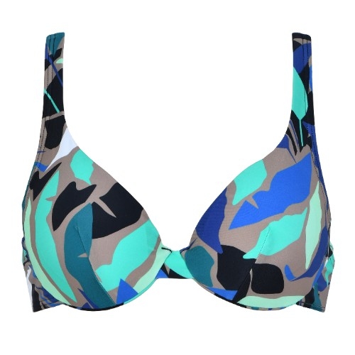 Naturana Badmode Femme noir/kaki haut de bikini préformé