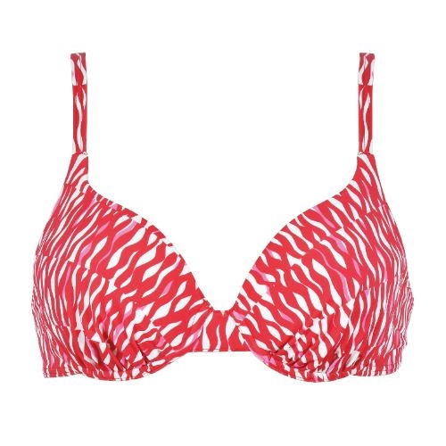 Naturana Badmode Femme rouge/rose haut de bikini préformé