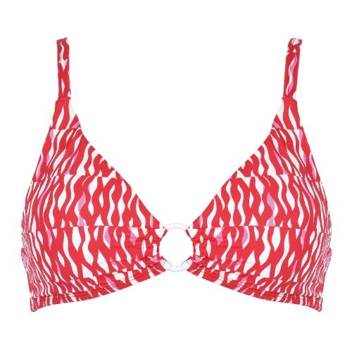 Naturana Badmode Femme rouge/rose haut de bikini préformé