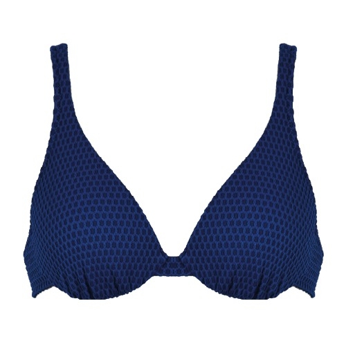 Naturana Badmode Femme bleu haut de bikini préformé