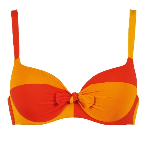 Naturana Badmode Femme rouge haut de bikini préformé