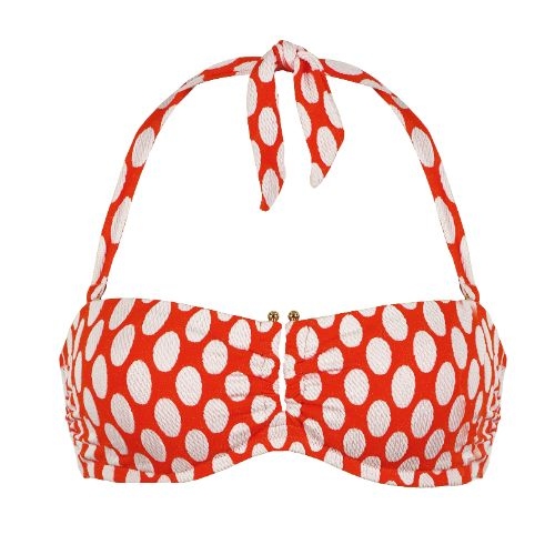 Naturana Badmode Femme rouge haut de bikini préformé