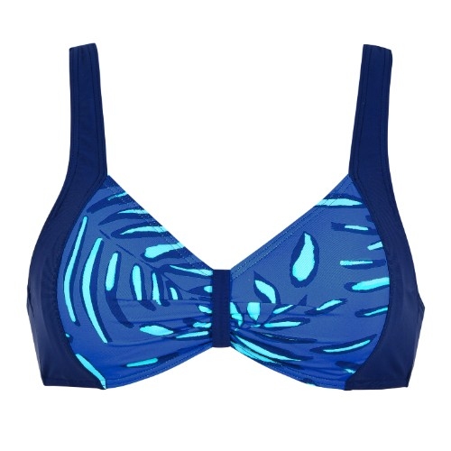 Naturana Badmode Femme bleu marine haut de bikini préformé