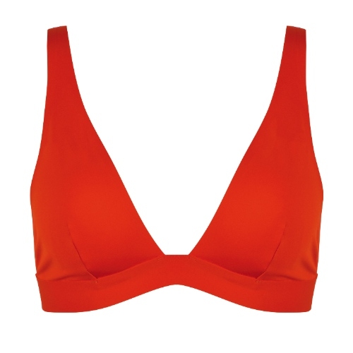 Naturana Maillots de Bain Femme rouge haut de bikini préformé