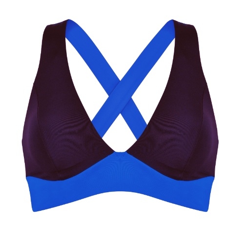 Naturana Badmode  noir haut de bikini préformé