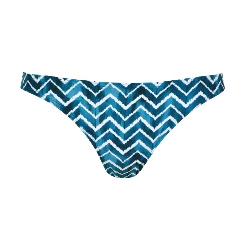 Naturana Badmode Femme vert/blanc slip de bikini