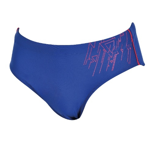 Naturana Badmode Homme bleu marine/rouge slip de bain