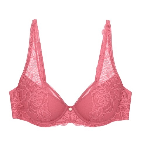 Triomphe Wild Peony Florale rose soutien-gorge rembourré