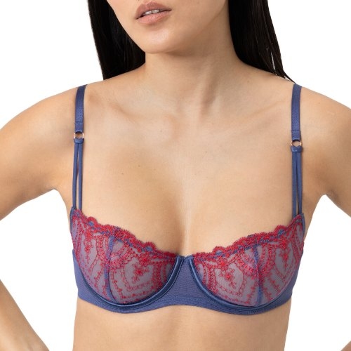 Mey Mysterious bleu/rouge soutien-gorge sans forme