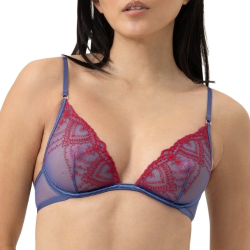 Mey Mysterious bleu/rouge soutien-gorge sans forme