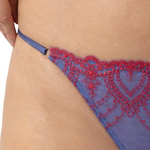 Mey Mysterious bleu/rouge culotte string