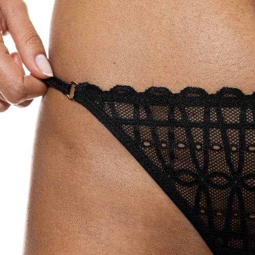 Mey Captivating noir culotte string