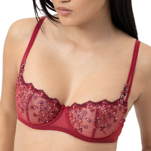 Mey Delightful rouge soutien-gorge sans forme