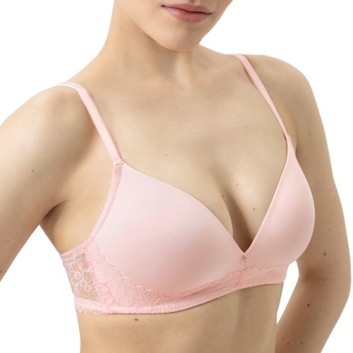 Mey Luxurious rose soutien-gorge sans armatures en dentelle