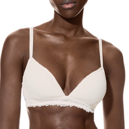 Mey Lingerie Luxurious champagne soutien-gorge sans armatures en dentelle