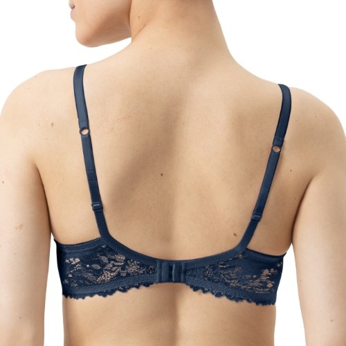 Mey Luxurious bleu marine soutien-gorge sans armatures en dentelle