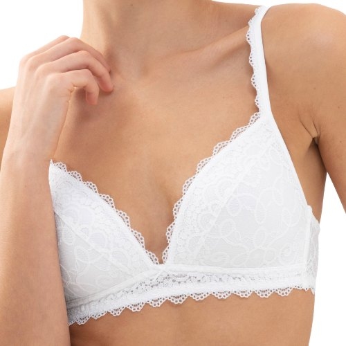 Mey Lingerie Amorous blanc soutien-gorge sans armatures en dentelle