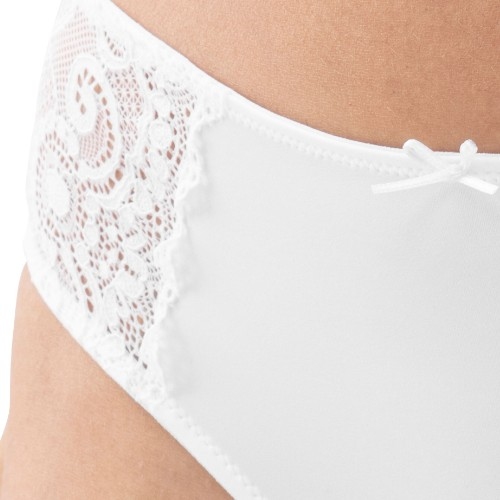 Mey Lingerie Amorous blanc culotte string