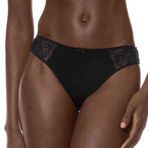 Mey Lingerie Amorous noir culotte string