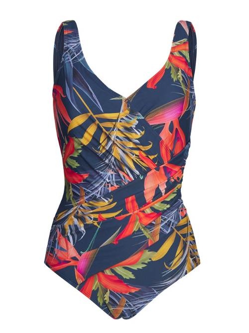 Bomain Bali bleu marine/print maillot de bain