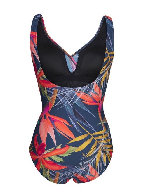 Bomain Bali bleu marine/print maillot de bain