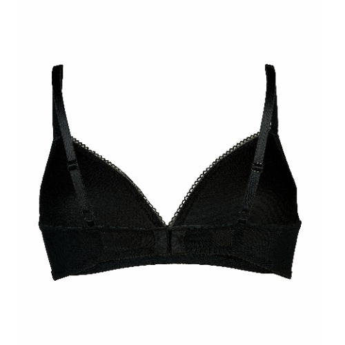 Mon Basic par After Eden Comfy noir/gris soutien-gorge sans armatures en dentelle