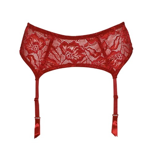 After Eden Anna rouge jarretelles garter belt