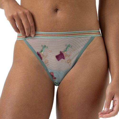 Mey Lingerie Poetry Zap Zarapp vert culotte string