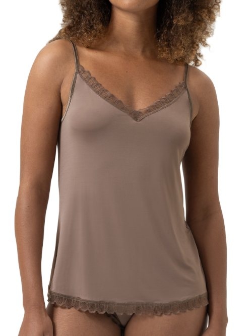 Mey Lingerie Poetry Temptation marron top spaghetti