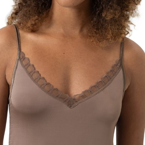 Mey Lingerie Poetry Temptation marron top spaghetti