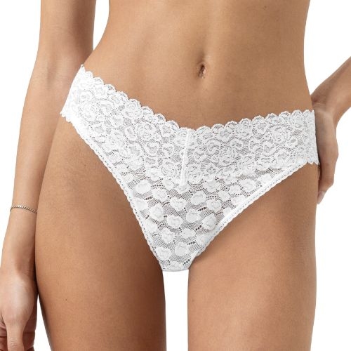 Mey Lingerie Savage Lace blanc culotte string