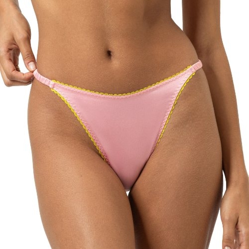 Mey Lingerie Poetry Glossy rose slip brésilien