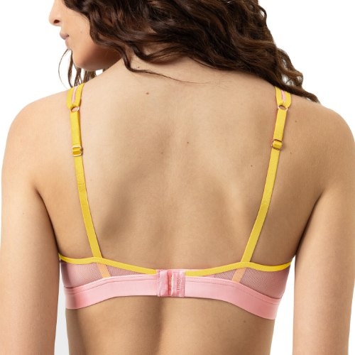 Mey Lingerie Poetry Almost Sheer rose soutien-gorge sans armatures en dentelle