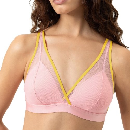 Mey Lingerie Poetry Almost Sheer rose soutien-gorge sans armatures en dentelle