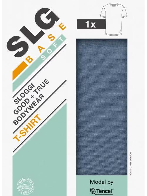 Sloggi Men SLG Base Soft bleu shirt