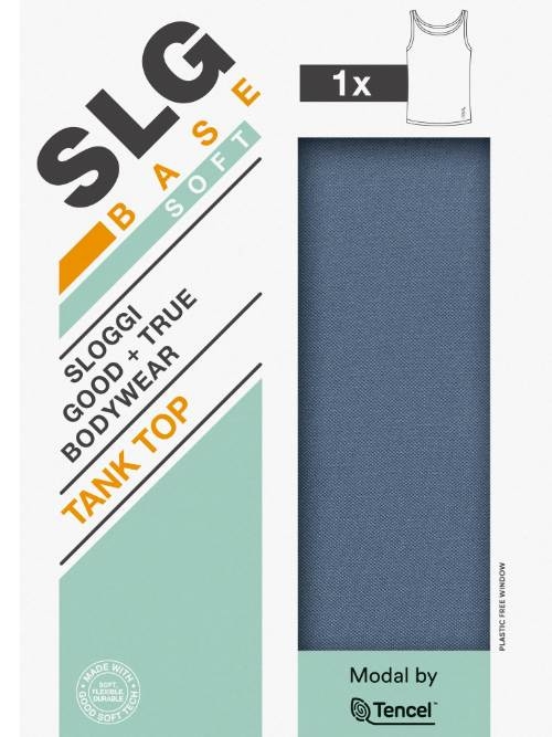 Sloggi Men SLG Base Soft bleu singlet pour hommes