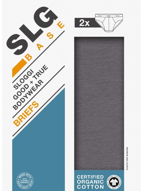 Sloggi Men SLG Base gris slip pour hommes