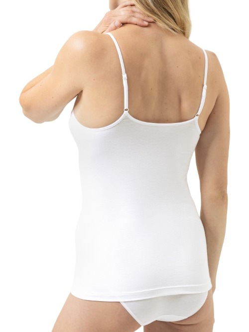 Mey Lingerie Modal Lace blanc top spaghetti