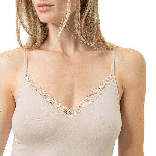 Mey Lingerie Modal Lace crème top spaghetti