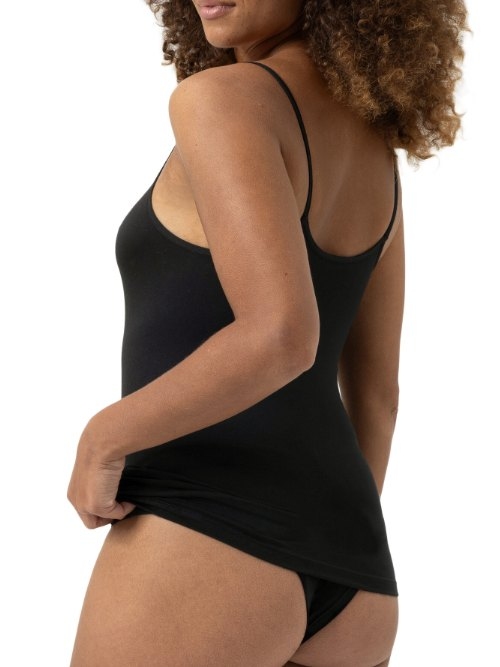 Mey Lingerie Modal Pure noir top spaghetti