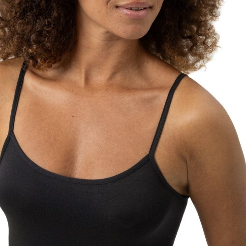 Mey Lingerie Modal Pure noir top spaghetti
