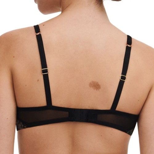 Chantelle Slash noir soutien-gorge sans forme