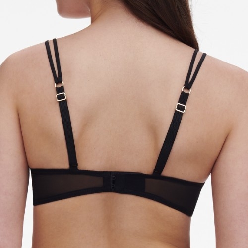 Chantelle Slash noir soutien-gorge push up