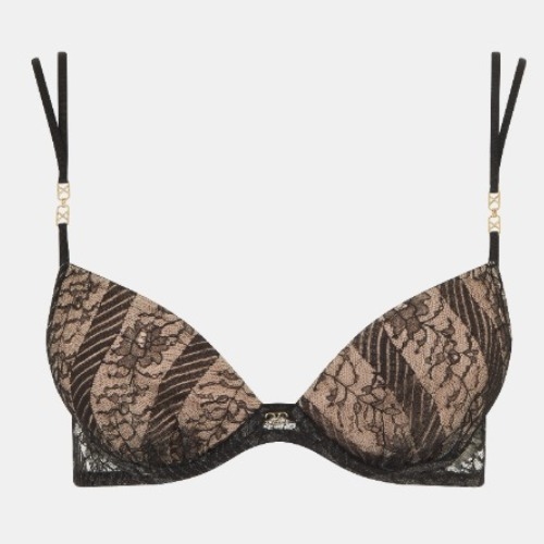 Chantelle Slash noir soutien-gorge push up