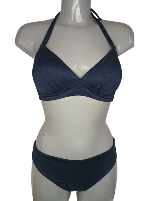 Bomain Palma bleu marine/print set