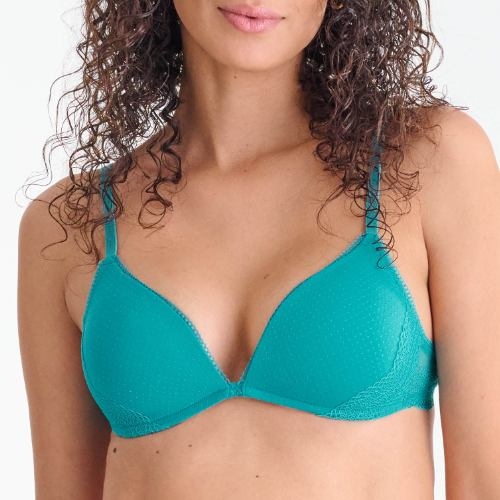 Lisca Fresh bleu soutien-gorge sans armatures en dentelle