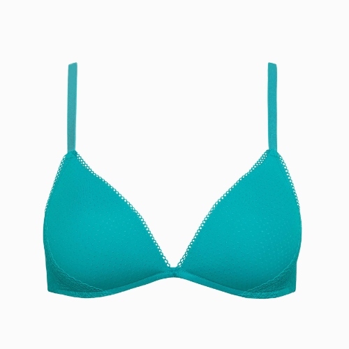 Lisca Fresh bleu soutien-gorge sans armatures en dentelle