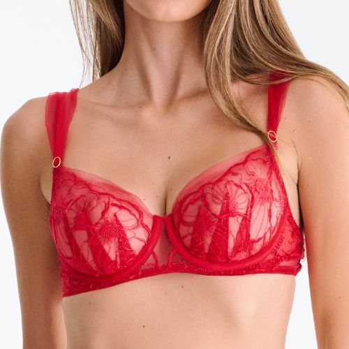 Lisca Miracle rouge soutien-gorge sans forme