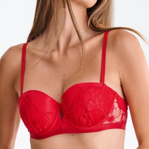 Lisca Miracle rouge soutien-gorge rembourré